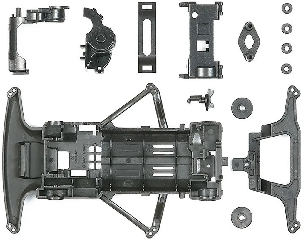1/32 Scale Model Kit - Mini 4WD Parts