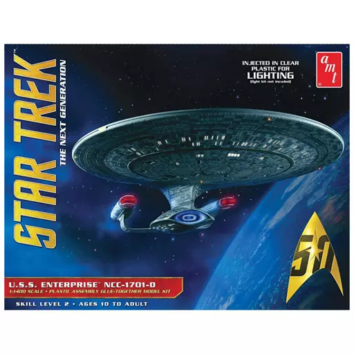1/1400 Scale Model Kit - Star Trek / USS Enterprise (NCC-1701-D)