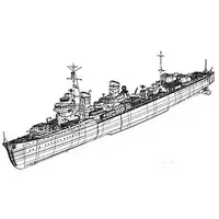 1/350 Scale Model Kit - Nano Dread Series / Japanese destroyer Shikinami