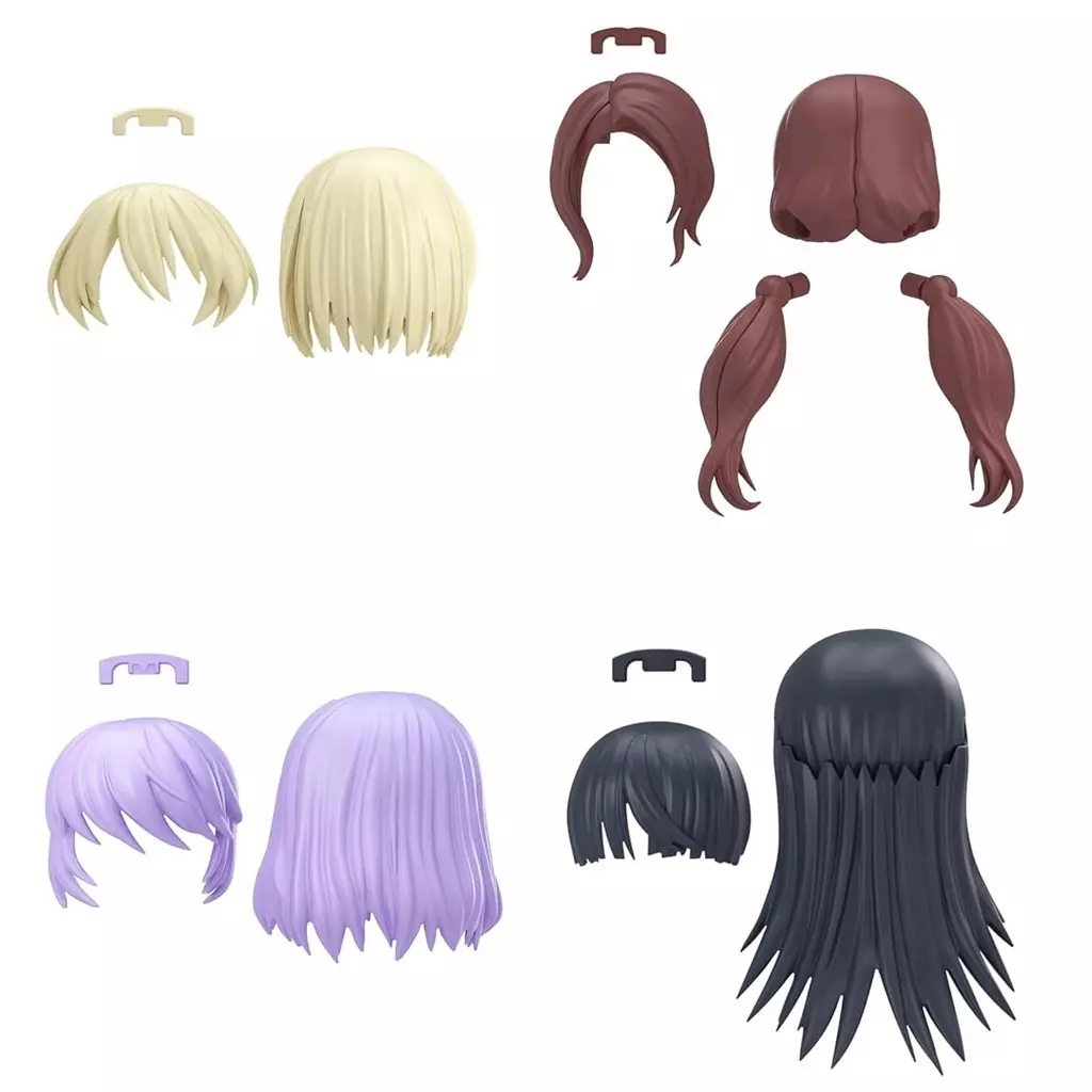 Plastic Model Parts - 30MS Optional Hairstyle Parts