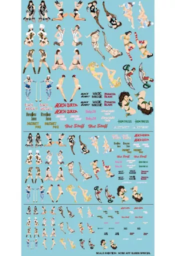 Decals - Nose Art Queen Decal