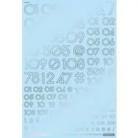 1/100 Scale Model Kit - GM Decals