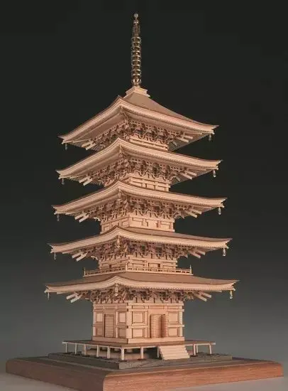 1/75 Scale Model Kit - Temple