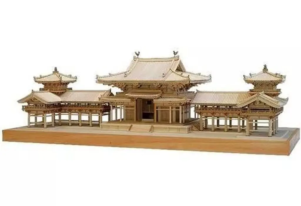 1/75 Scale Model Kit - Castle/Building/Scene / Byodoin Temple Phoenix Hall