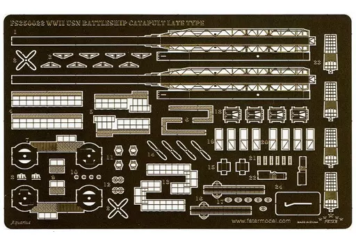 1/350 Scale Model Kit - Etching parts