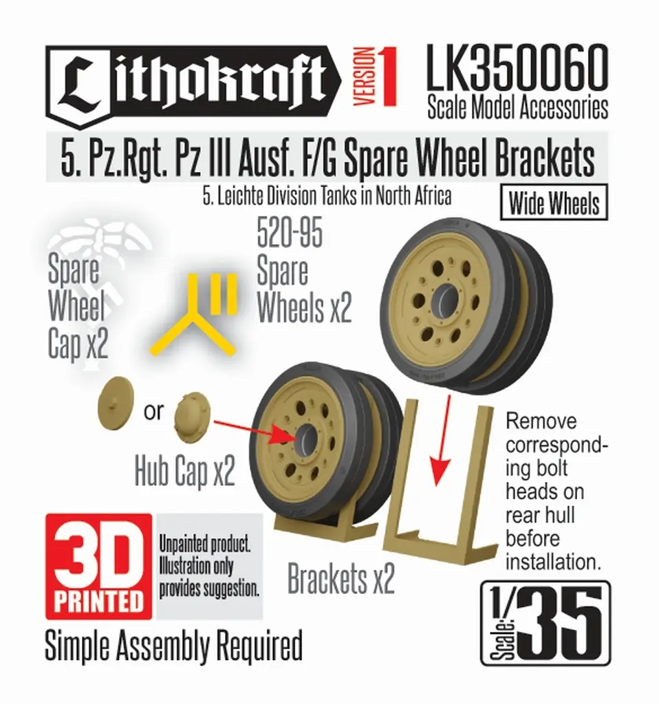 1/35 Scale Model Kit - Grade Up Parts