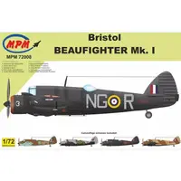 1/72 Scale Model Kit - Fighter aircraft model kits / Bristol Beaufighter