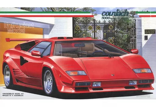 1/24 Scale Model Kit - Enthusiast Model / Countach