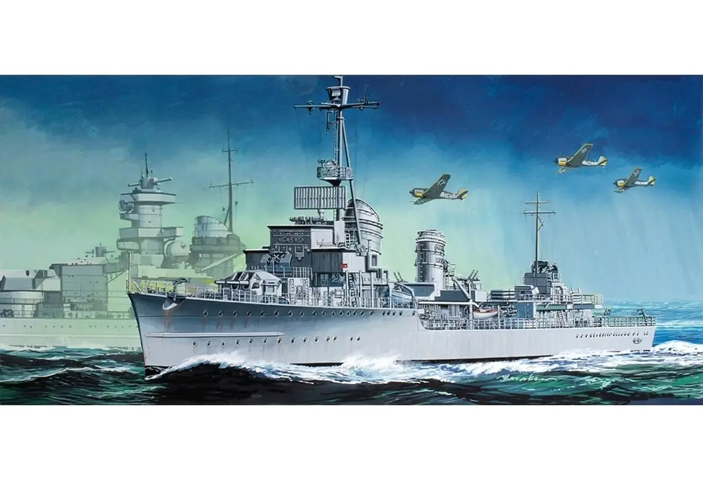 1/350 Scale Model Kit - Warship plastic model kit / German destroyer Z39