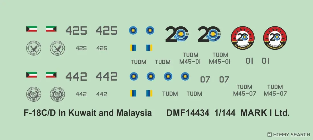 1/144 Scale Model Kit - Detail-Up Parts / F/A-18 Hornet