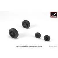 1/48 Scale Model Kit (F-101 ヴードゥー 自重変形ホイール (プラモデル))