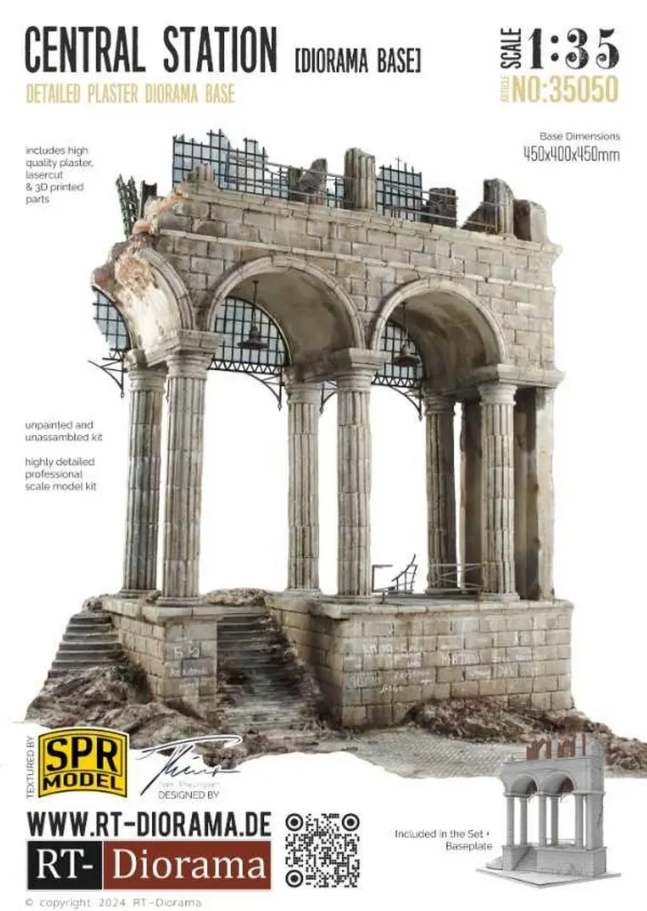 1/35 Scale Model Kit - Diorama Base