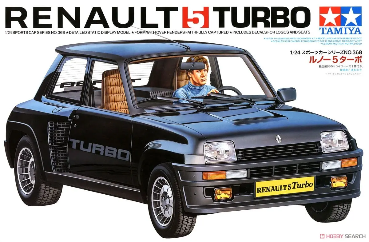 1/24 SCALE RENAULT 5 TURBO Model Kit