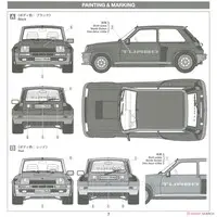 1/24 SCALE RENAULT 5 TURBO Model Kit