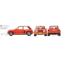 1/24 SCALE RENAULT 5 TURBO Model Kit