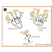 1/72 Scale Model Kit - Detail-Up Parts / North American F-86 Sabre