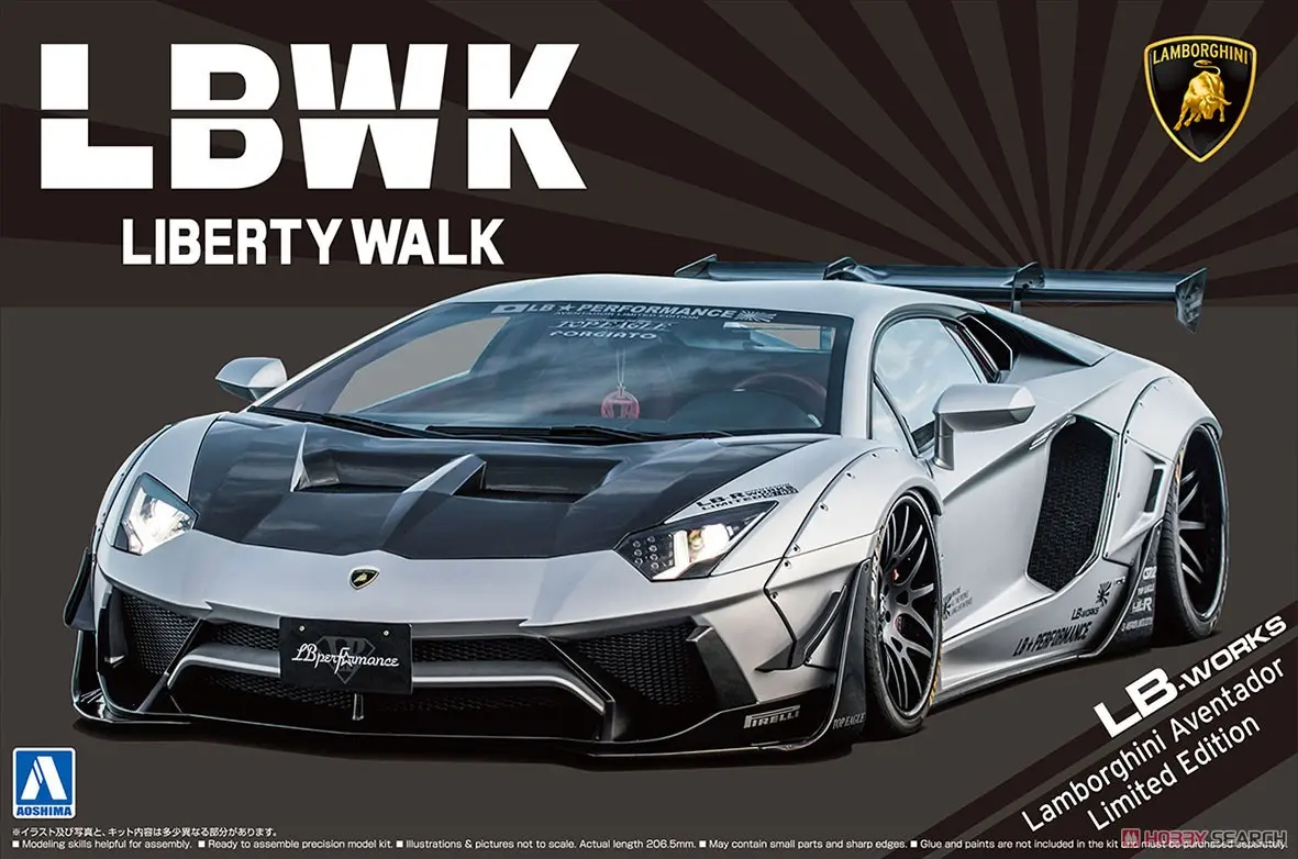1/24 Scale Model Kit - Liberty Walk / Lamborghini Aventador
