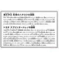 INITIAL-D TAKUMI'S HACHIROKU Model Kit