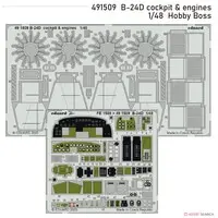 1/48 Scale Model Kit - Etching parts / Consolidated B-24 Liberator