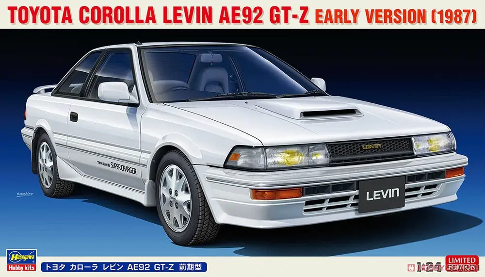1/24 Scale Model Kit - Vehicle / Toyota Corolla Levin AE92