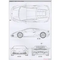 '14 LAMBORGHINI Huracan White Model Kit