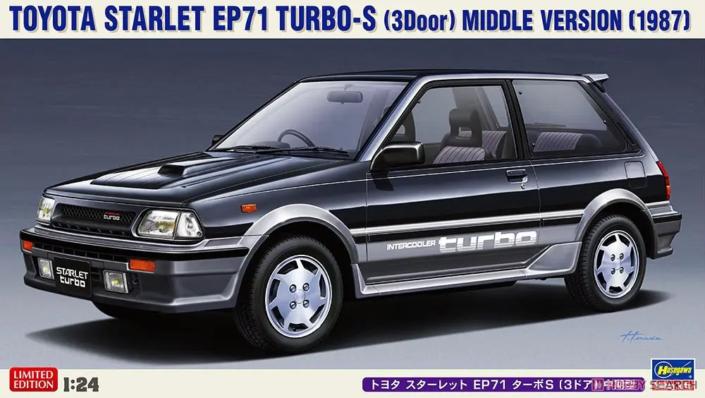 1/24 Scale Model Kit - Vehicle / Toyota Starlet