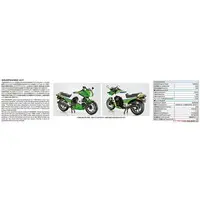 1/12 Kawasaki ZX900A GPZ900R Ninja '85 Model Kit