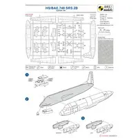 1/144 Scale Model Kit - Airliner / Hawker Siddeley HS 748