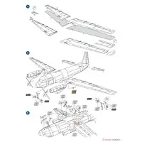 1/144 Scale Model Kit - Airliner / Hawker Siddeley HS 748