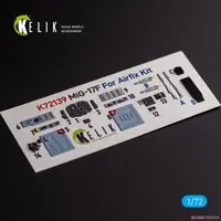 1/72 Scale Model Kit - Detail-Up Parts / Mikoyan-Gurevich MiG-17