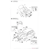 1/24 Scale Model Kit - Volkswagen / Volkswagen Beetle