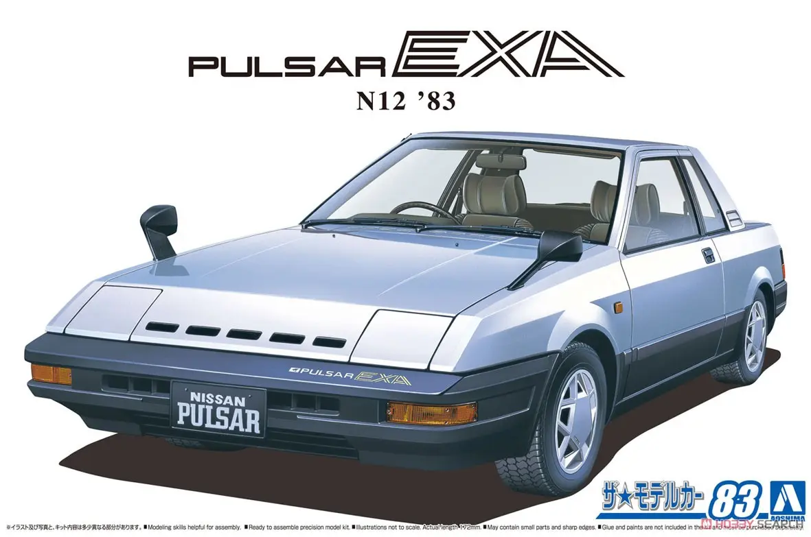 1/24 NISSAN HN12 PULSAR EXA '83 Model Kit