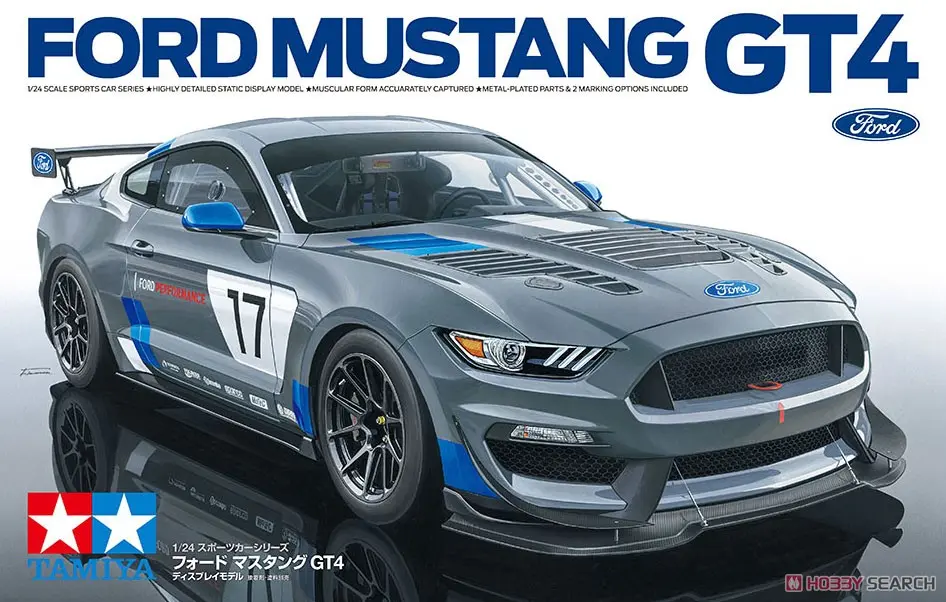 1/24 SCALE FORD MUSTANG GT4 Model Kit