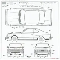 1/24 Scale Model Kit - The Model Car - NISSAN / SKYLINE