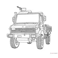 1/72 Scale Model Kit - Vehicle / Unimog