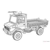 1/72 Scale Model Kit - Vehicle / Unimog