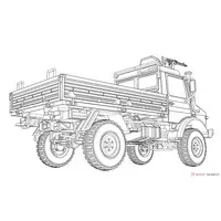 1/72 Scale Model Kit - Vehicle / Unimog
