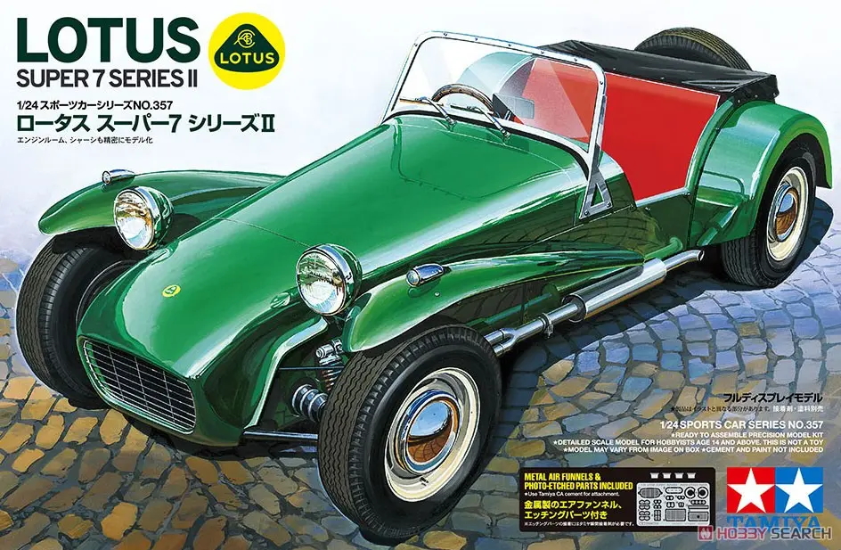 1/24 SCALE LOTUS SUPER 7 SERIES II Model Kit