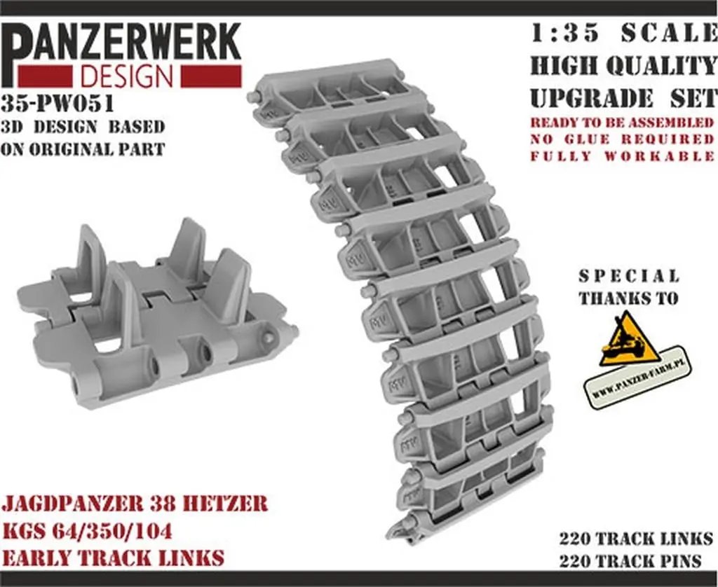 1/35 Scale Model Kit - Grade Up Parts / Hetzer