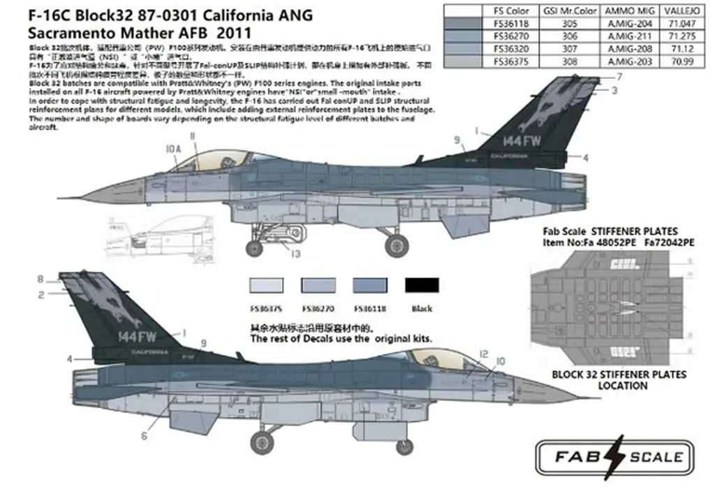 1/72 Scale Model Kit - Aircraft / F-16 Fighting Falcon