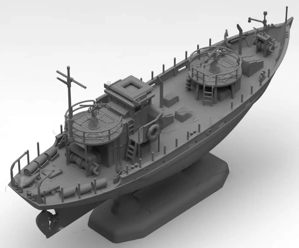 1/144 Scale Model Kit - Kriegsfischkutter