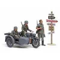 1/35 SCALE GERMAN KS600 MOTORCYCLE & SIDECAR Model Kit