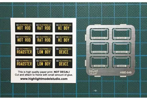 1/24 Scale Model Kit - Etching parts