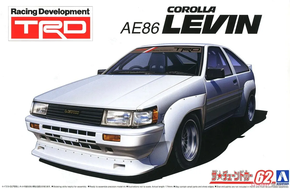 1/24 Scale Model Kit - The Tuned Car - Vehicle / Toyota Corolla Levin