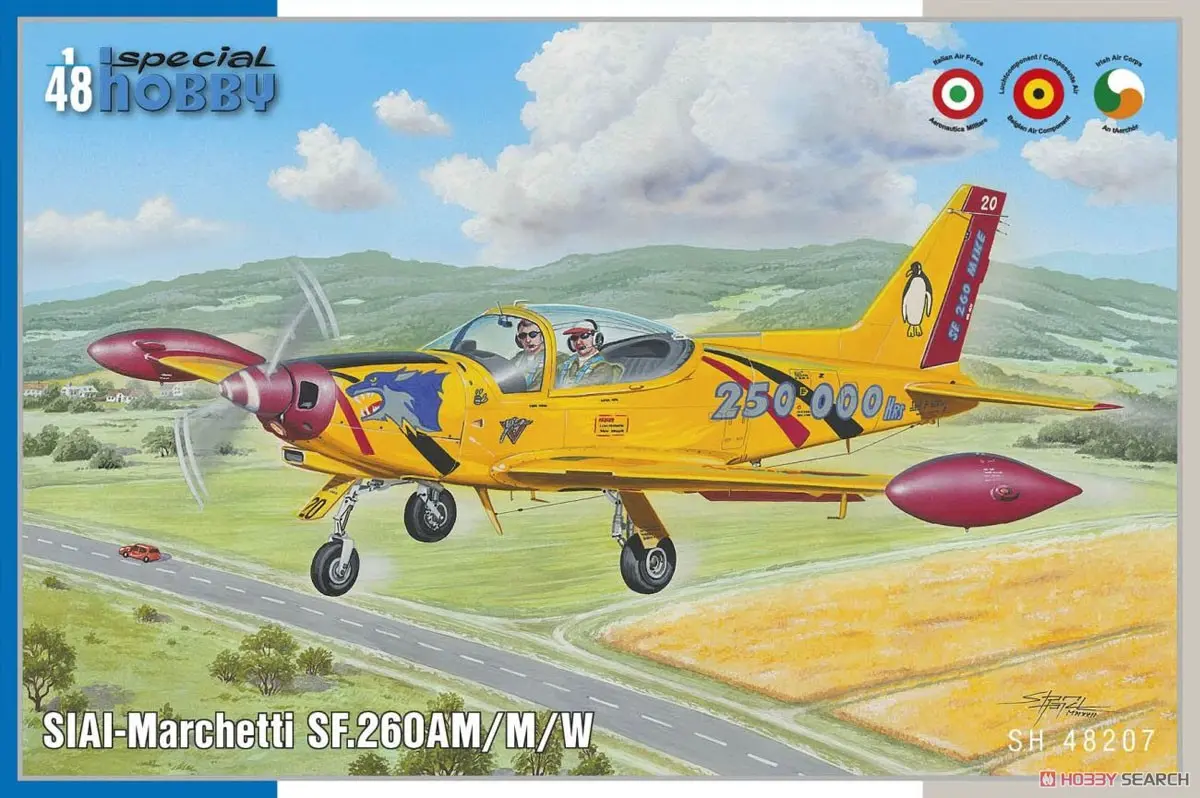 1/48 Scale Model Kit - Trainer aircraft / SIAI-Marchetti SF.260