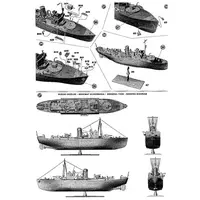 1/350 Scale Model Kit - Warship plastic model kit