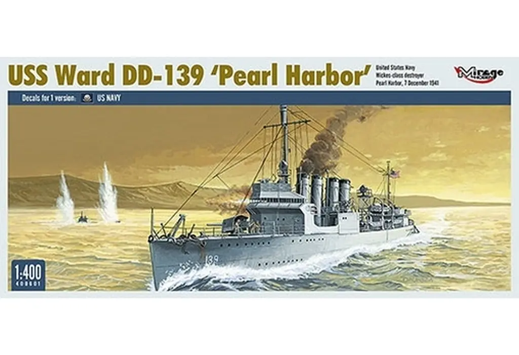1/400 Scale Model Kit - Warship plastic model kit