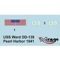 1/400 Scale Model Kit - Warship plastic model kit