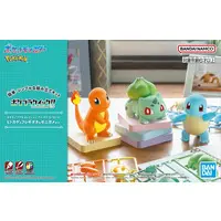 Pokémon Model Kit Quick!! - Pokemon PLAMO - Pokémon / Squirtle & Bulbasaur & Charmander