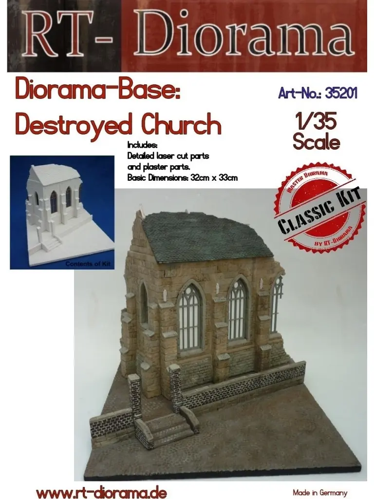 1/35 Scale Model Kit - Diorama Base